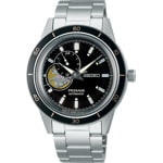 Seiko Presage Style 60's Automatik Open Heart Schwarz