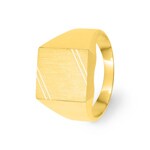 Siegelring 375/9 K Gelbgold massiv
