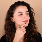 Siegelring 925 Silber rhodiniert, Lady - 337604