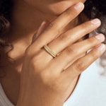 Sif Jakobs Ellera Mémoire Ring - SJ-R2869-CZ(YG)
