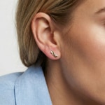 Sif Jakobs Ellera Waves Altro Clous d'oreilles - SJ-E2759-CZ-YG