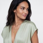 Sif Jakobs Foglia Grande Collier - SJ-P2808-YG