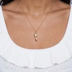 Sif Jakobs Foglia Piccolo Collier - SJ-P2807-YG-38-45