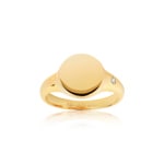 Sif Jakobs Follina Pianura Piccolo Siegelring - SJ-R1069-CZ-YG