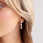 Sif Jakobs Goccia Tre Pianura Boucles d'oreilles pendantes - SJ-E2592