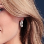 Sif Jakobs Livigno Creolo Grande Hoop Earrings - SJ-E2364-CZ