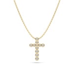 Sif Jakobs Sardinien Croce Necklace - SJ-N2667-CZ-YG