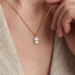 Sif Jakobs Sardinien Ovale Collier - SJ-N2795-CZ-YG