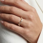 Sif Jakobs Sardinien Wave Ring - SJ-R2631-CZ-YG