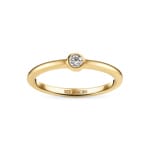 Sif Jakobs Sarzana Uno Bague Solitaire - SJ-R2632-CZ-YG