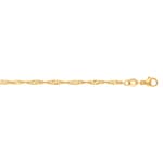 Singapurarmband 750/18 K Gelbgold 2.4mm - 19cm - BSI100419