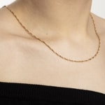 Collier singapour or jaune 750/18 ct 1,8mm - 1143.09318