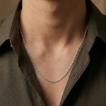 Singapurkette 750/18 K Weissgold 1.5mm - CSI2002