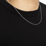 Singapurkette 750/18 K Weissgold 1.8mm - 1243.09318