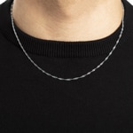 Singapurkette 750/18 K Weissgold 1.8mm - 1243.09318