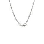 Singapore Chain 750/18 K White Gold 2.4mm - CSI2004