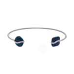 Skagen Armspange Sofie Sea Glass Organic Shape Blau