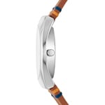 Skagen Grenen Lille Solaire Disc Argenté / Marron - SKW3086