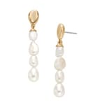 Skagen Drop earrings Agnethe Pearl freshwater pearls white  - SKJ1827710
