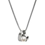 Skagen Necklace Agnethe Curved Pearl - SKJ0749040