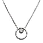 Skagen Halskette Elin Silbrig