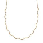 Skagen Necklace Kariana Wave gold-plated