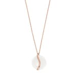 Skagen Collier Sofie Sea Glass Organic Shape Blanc