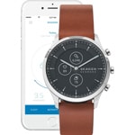 Skagen Jorn 42 Hybrid Smartwatch HR en cuir brun - SKT3000