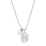 Skagen Kette Agnethe Pearl Anhänger Pebble Süsswasserperle weiss