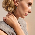 Skagen Boucles d'oreilles Sofie Sea Glass Saphire - SKJ1885710