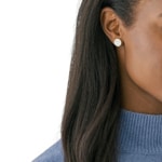 Skagen Clous d'oreilles Agnethe Nacre - SKJ1581710