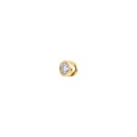 Solitaire Pendant 750/18 K Yellow Gold with Diamond 0.33ct. H/Si - ASO1029