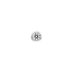 Solitaire Pendant 750/18 K White Gold with Diamond 0.25ct. H/Si