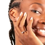 Bague Solitaires Argent 925 rhodié avec zircone ronde Ø 4mm - 337089.1