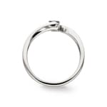 Spannring 750/18 K Weissgold mit Diamanten 0.06 ct H/si - RI-53221-WG