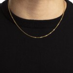 Mirror Cable Chain 750/18 K Yellow Gold 2.1mm - 1142.04105