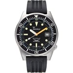 Squale 1521 Black Blasted Rubber
