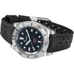Squale 1545 Steel Black Rubber - 1545SSBK.HT