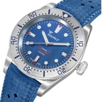 Squale 1545 Steel Blue Rubber - 1545SSBLC.HTB