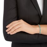 Swarovski Angelic Armband, grün, rhodiniert - 5237769