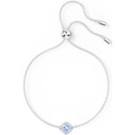Swarovski Angelic Cushion bracelet, blue, rhodium plated - 5567933