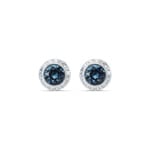 Swarovski Boucles d'oreilles clous Angelic, bleu, métal rhodié - 5536770