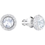 Swarovski Angelic earrings Round cut, White, Rhodium plated - 1081942