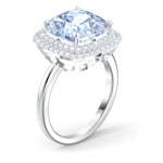 Swarovski Angelic ring, blue, rhodium plated - M5567955