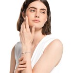 Swarovski Attract Armreif, weiss, rhodiniert - M5556912