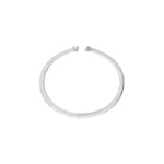 Swarovski Attract Armreif, weiss, rhodiniert