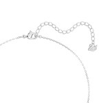 Swarovski Attract Cluster Halskette, weiss, rhodiniert - 5571077