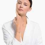 Swarovski Bracelet Angelic Square, rose, métal rhodié - 5517120