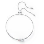 Swarovski Bracelet Angelic Square, rose, métal rhodié - 5517120