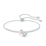 Swarovski Bracelet Angelic Square, rose, métal rhodié - 5517120